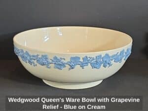 Wedgwood-Queens-Ware-Bowl-with-Grapevine-Relief-Blue-on-Cream