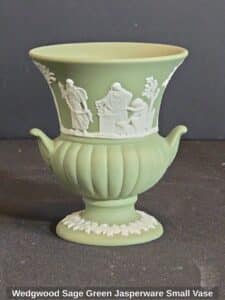 Wedgwood-Sage-Green-Jasperware-Small-Vase
