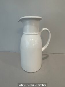 White-Ceramic-Pitcher