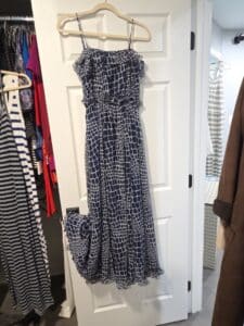 White-House-Black-Market-Animal-Print-Strapless-Smocked-Dress