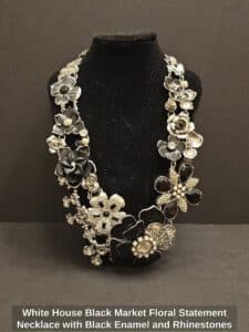 White-House-Black-Market-Floral-Statement-Necklace-with-Black-Enamel-and-Rhinestones