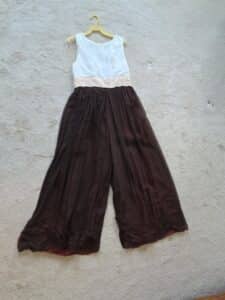 Womens-Wide-Leg-Chiffon-Jumpsuit-with-Lace-Trim