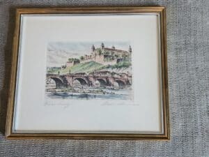 Wrzburg-Old-Bridge-Etching-by-Josef-Scharff