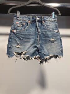Zara-Distressed-Denim-Shorts