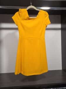 Zara-Trafaluc-Yellow-Mini-Dress
