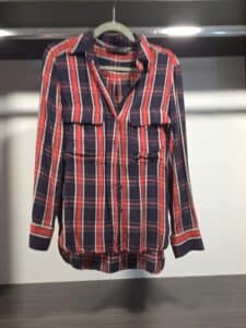 Zara-Woman-Plaid-Button-Down-Shirt