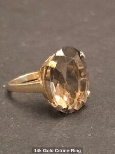 k-Gold-Citrine-Ring