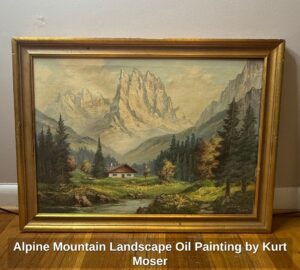 Alpine-Mountain-Landscape-Oil-Painting-by-Kurt-Moser-second-image