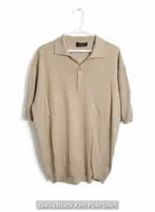 Biella-Black-Knit-Polo-Shirt