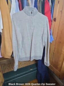 Black-Brown-Quarter-Zip-Sweater