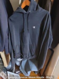 Champion-Reverse-Weave-Hoodie-Black