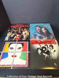Collection-of-Four-Vintage-Vinyl-Records