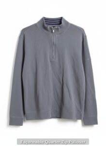 Faonnable-Quarter-Zip-Pullover