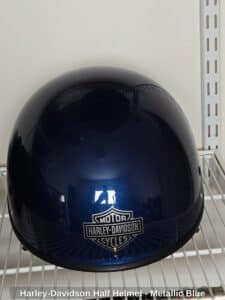 Harley-Davidson-Half-Helmet-Metallic-Blue