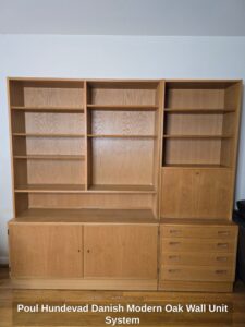 Poul-Hundevad-Danish-Modern-Oak-Wall-Unit-System