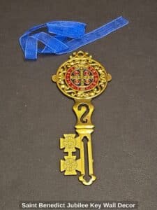 Saint-Benedict-Jubilee-Key-Wall-Decor
