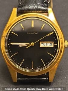 Seiko-N-Quartz-Day-Date-Wristwatch