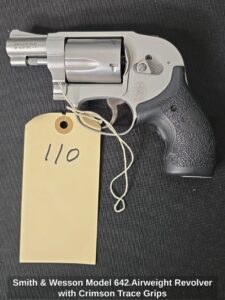 Smith-Wesson-Model-Airweight-Revolver-with-Crimson-Trace-Grips