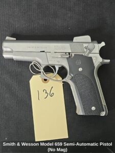 Smith-Wesson-Model-Semi-Automatic-Pistol-No-Mag