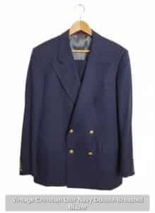 Vintage-Christian-Dior-Navy-Double-Breasted-Blazer