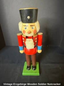 Vintage-Erzgebirge-Wooden-Soldier-Nutcracker