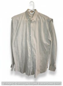 Vintage-G.-Gucci-Spa-Striped-Button-Down-Shirt