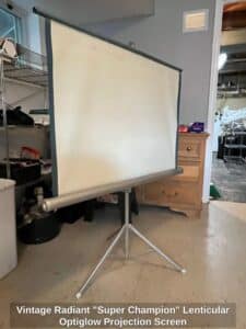 Vintage-Radiant-Super-Champion-Lenticular-Optiglow-Projection-Screen-third-image