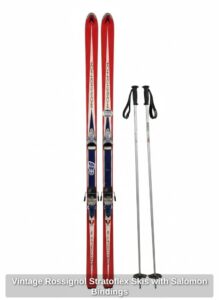 Vintage-Rossignol-Stratoflex-Skis-with-Salomon-Bindings
