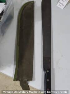 Vintage-US-Military-Machete-with-Canvas-Sheath