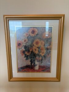Framed-Print-of-Sunflowers-in-a-Vase