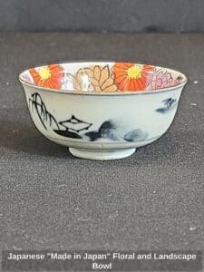 Japanese-Made-in-Japan-Floral-and-Landscape-Bowl