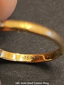 K-Gold-Shell-Cameo-Ring-second-image
