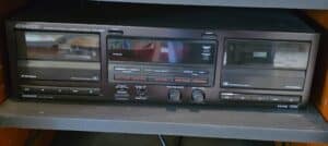 Kenwood-Stereo-Double-Cassette-Deck-KX-W