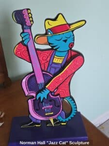 Norman-Hall-Jazz-Cat-Sculpture