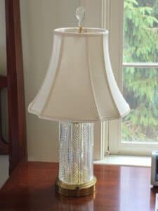 Pair-of-Waterford-Crystal-and-Brass-Table-Lamps