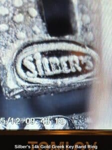 Silbers-k-Gold-Greek-Key-Band-Ring-fourth-image