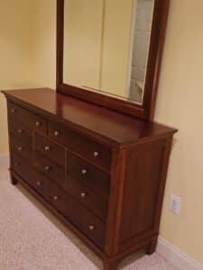 Thomasville-Cherry-Dresser-with-Mirror
