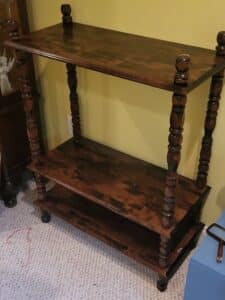 Three-Tiered-Spindle-Shelf