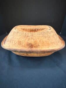 W.-Germany-BAY-KERAMIK-ROMERTOPF-Terracotta-Roaster-with-Lid