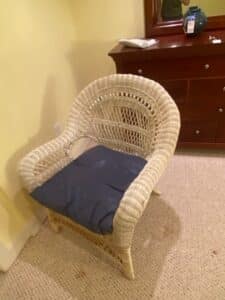 White-Wicker-Armchair-with-Blue-Cushion