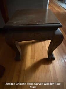 Antique-Chinese-Hand-Carved-Wooden-Foot-Stool-third-image-1