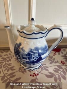 Blue-and-White-Porcelain-Teapot-with-Landscape-Scene