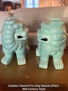 Celadon-Glazed-Foo-Dog-Statues-Pair-Mid-Century-Style-1
