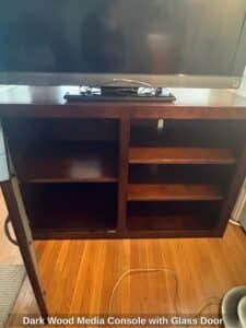 Dark-Wood-Media-Console-with-Glass-Door-second-image-1