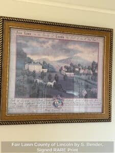 Fair-Lawn-County-of-Lincoln-by-S.-Bender-Signed-RARE-Print