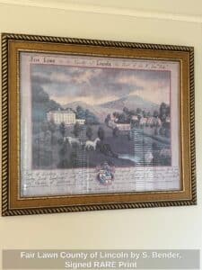 Fair-Lawn-County-of-Lincoln-by-S.-Bender-Signed-RARE-Print-second-image