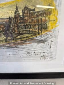Framed-Artwork-Monument-Drawing-second-image
