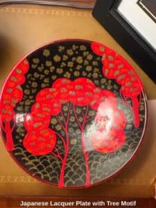 Japanese-Lacquer-Plate-with-Tree-Motif-1