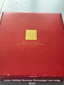 Lenox-Holiday-Nouveau-Decoupage-Low-Large-Bowl-second-image