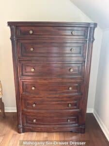 Mahogany-Six-Drawer-Dresser